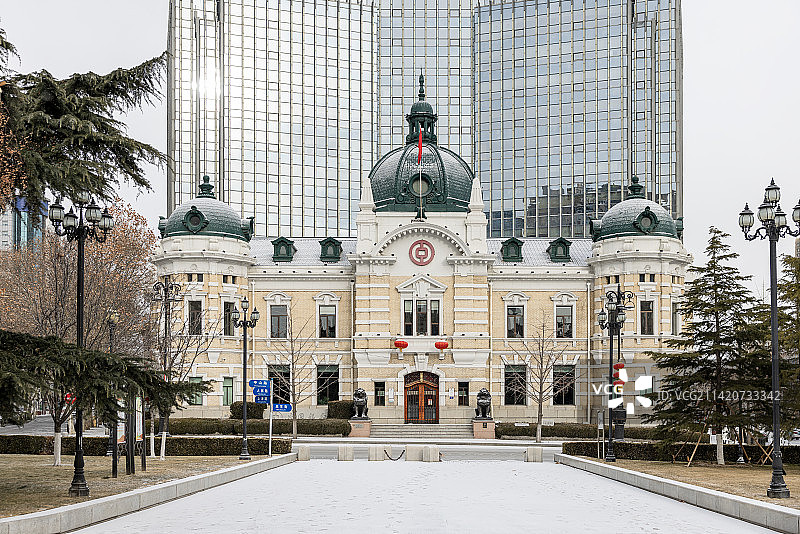 大连中山广场和CBD图片素材