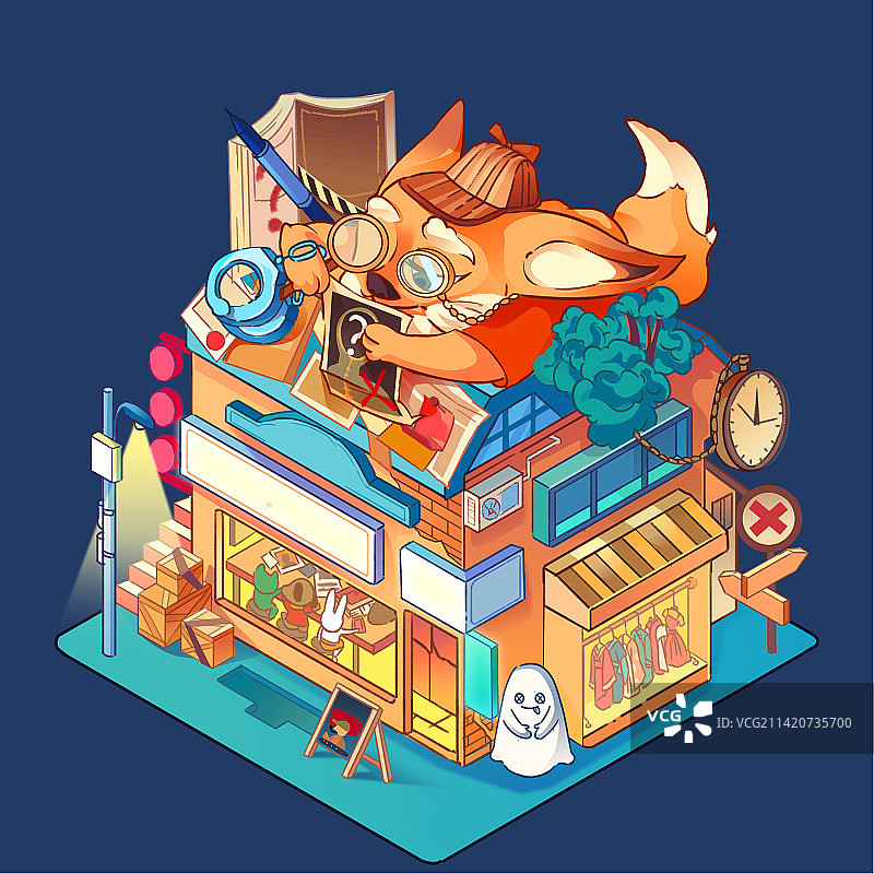 剧本杀店图片素材