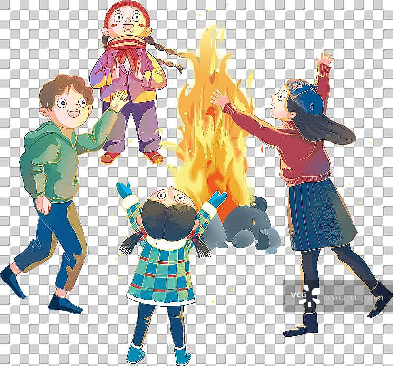 篝火晚会图片素材