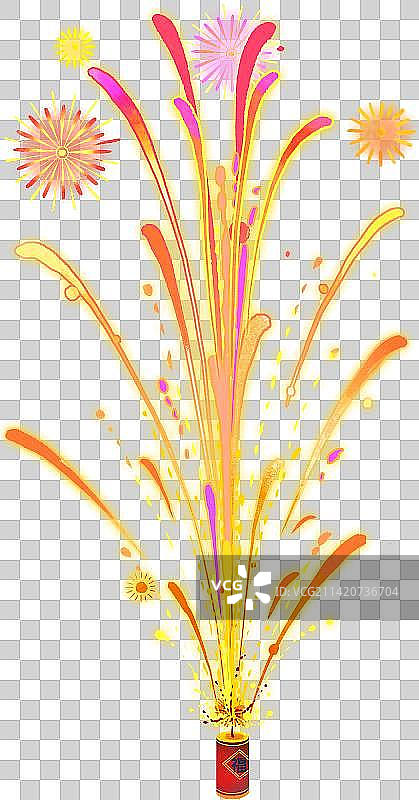 燃放的烟花图片素材