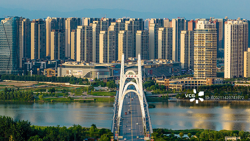 汉江夕阳图片素材