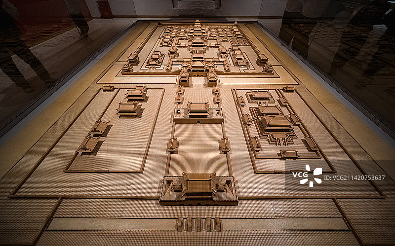 扬州中国大运河博物馆，看非物质文化遗产-京杭大运河前世今生图片素材