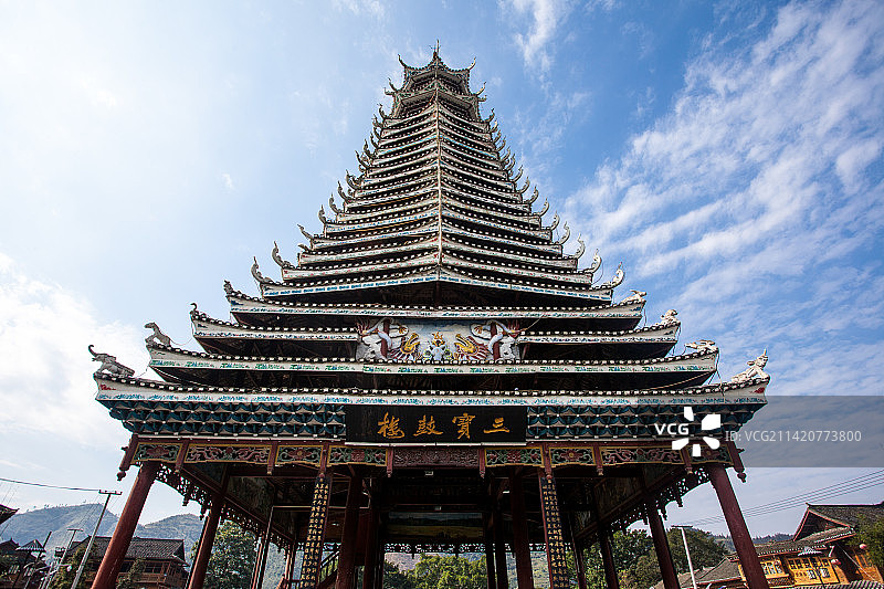 三宝侗寨图片素材