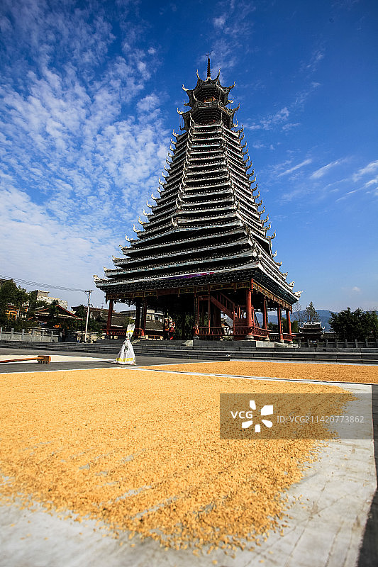 三宝侗寨图片素材