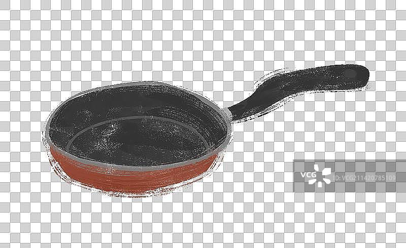 煎锅插画元素图片素材