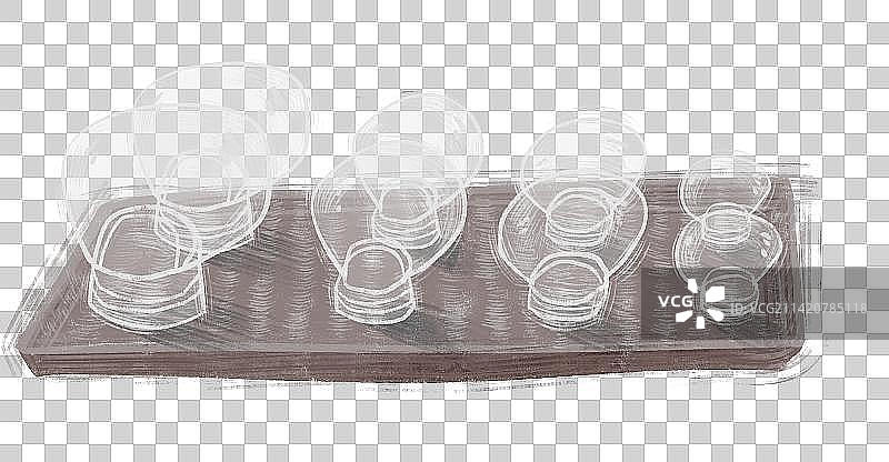 拔火罐插画元素图片素材