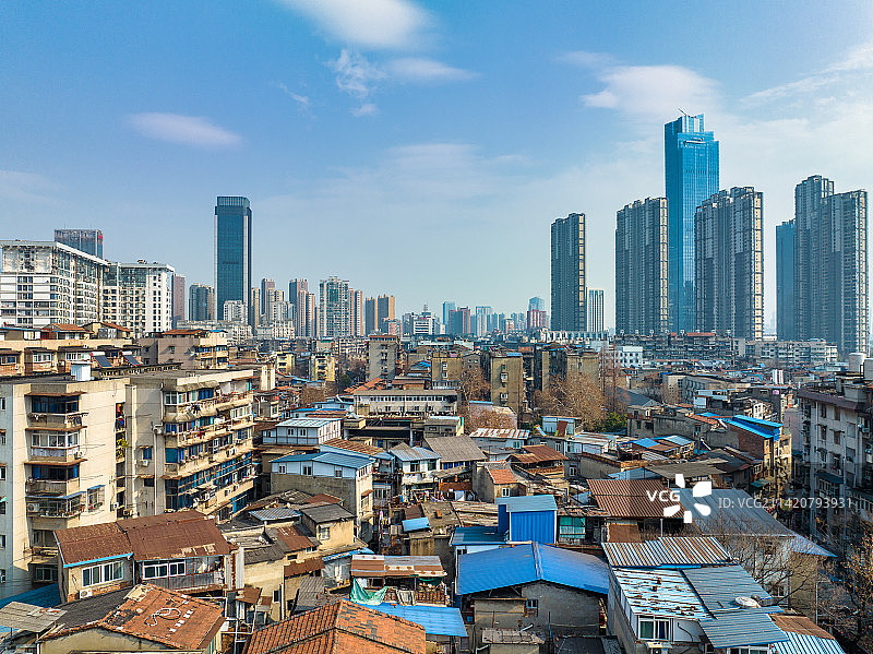 武汉硚口区皮子街2023年2月现状图片素材