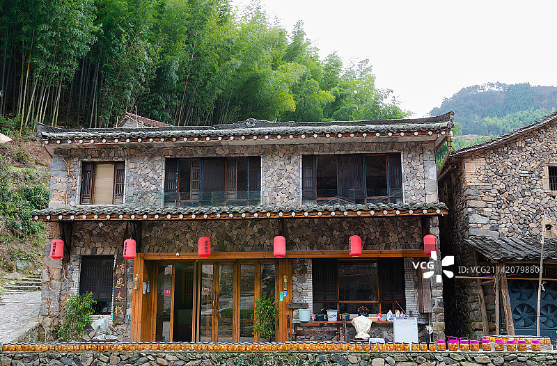 缙云县岩下村清思客栈图片素材