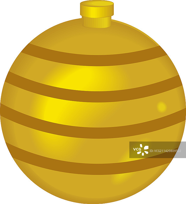 金色球体装饰图标图片素材