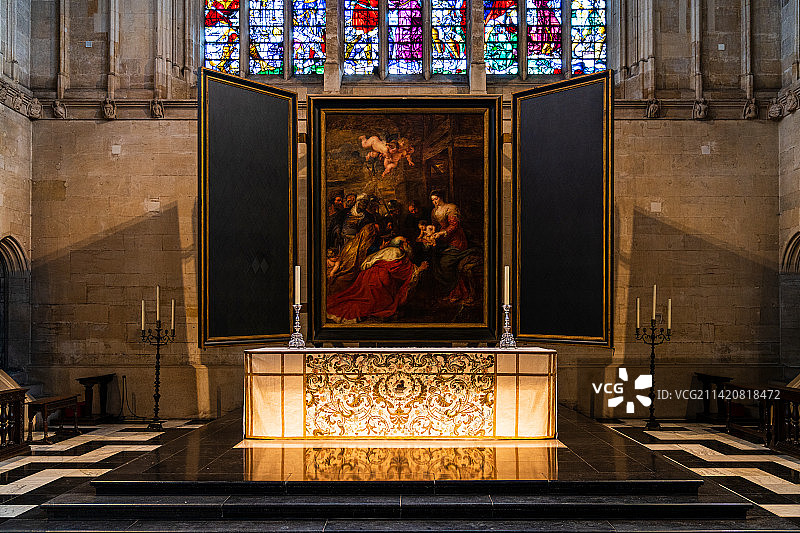 剑桥大学国王学院图片素材