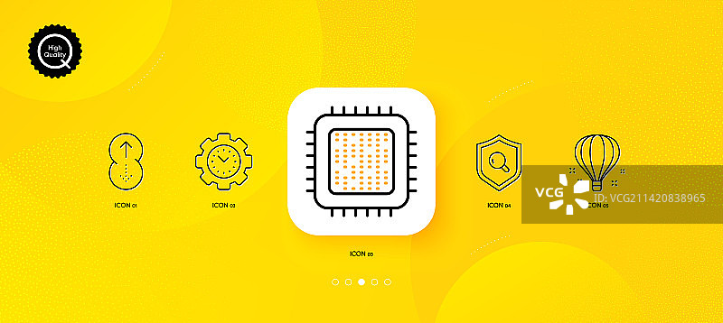 检查CPU处理器和时间管理图片素材