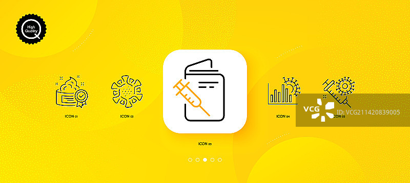 极简冠状病毒疫苗图片素材