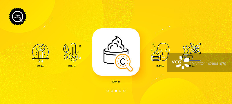 保持社交距离：面霜与压力图片素材