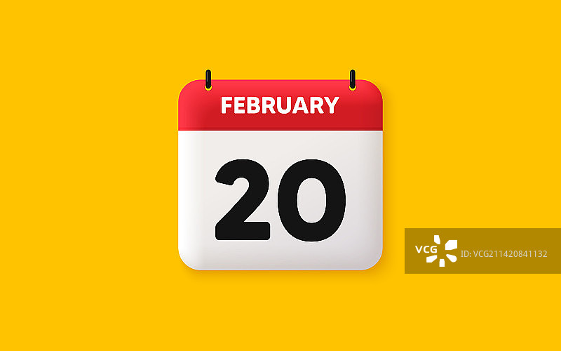 每月20号图标活动安排日期图片素材