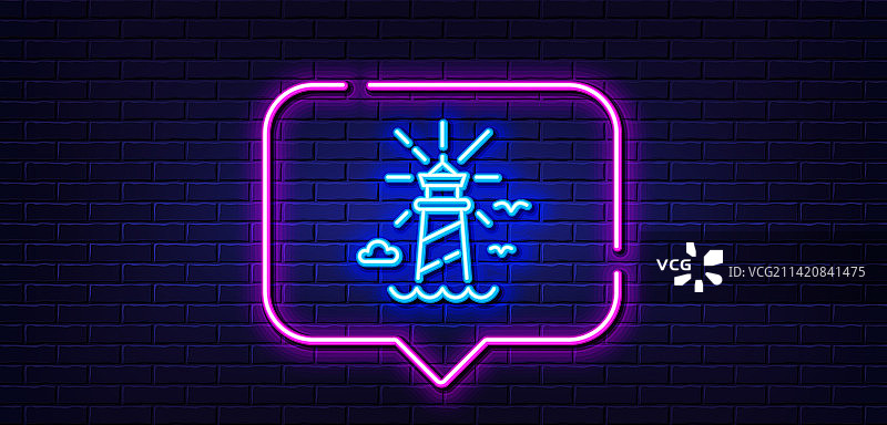 灯塔线图标烽火台标志图片素材