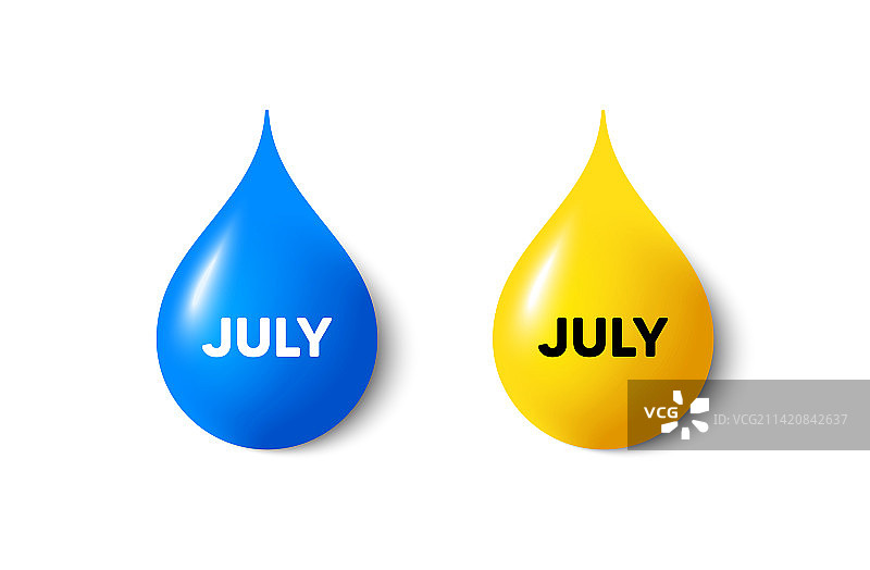 7月事件安排日期油漆图标图片素材