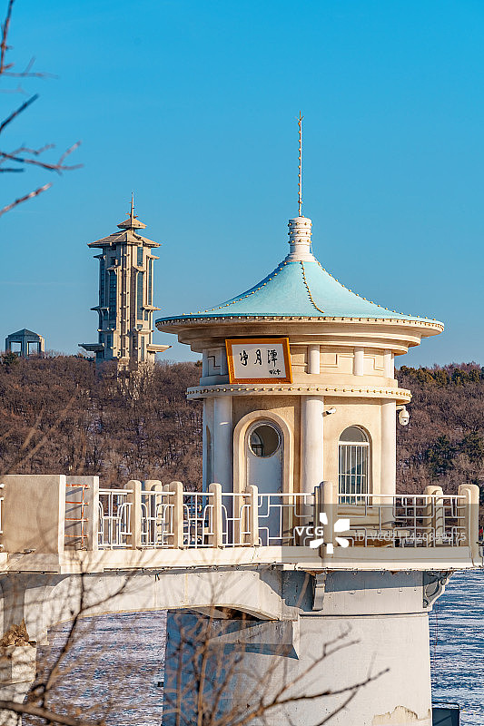 净月潭图片素材