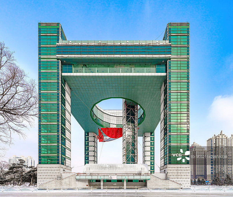 吉林 世纪广场 世纪之舟图片素材