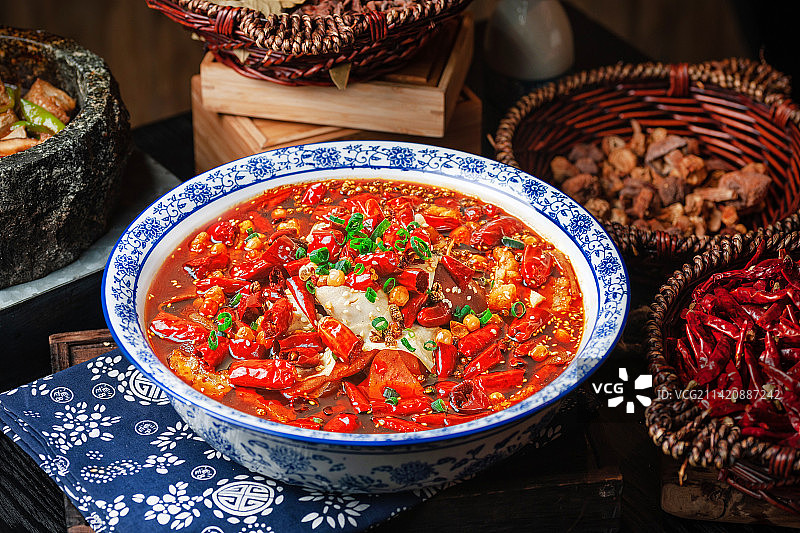 舌尖美食麻辣鱼图片素材
