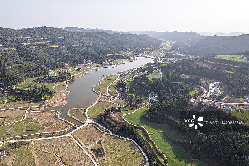 广元市剑阁县乡村发展图片素材