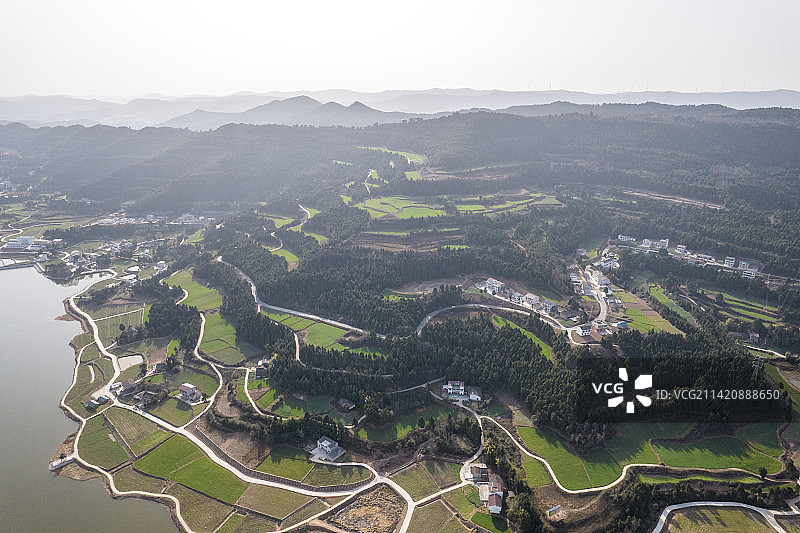广元市剑阁县乡村发展图片素材