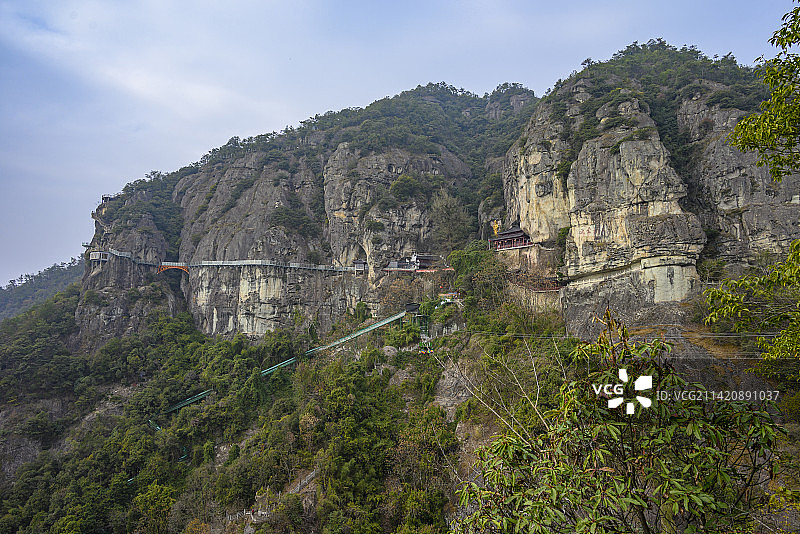建德大慈岩后山全景图片素材