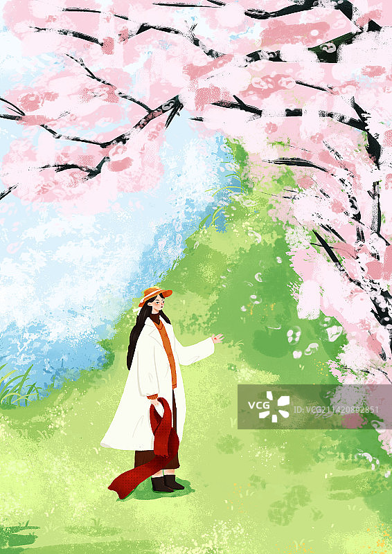 去拥抱春天吧图片素材