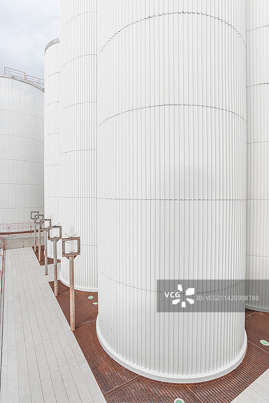 深圳金威啤酒厂储存罐遗址图片素材