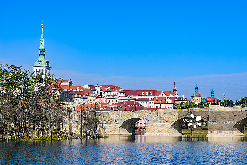 东莞松山湖的华为欧洲小镇风光图片素材