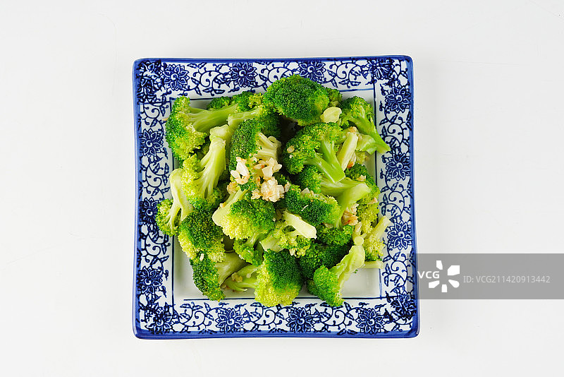 蒜蓉西蓝花图片素材