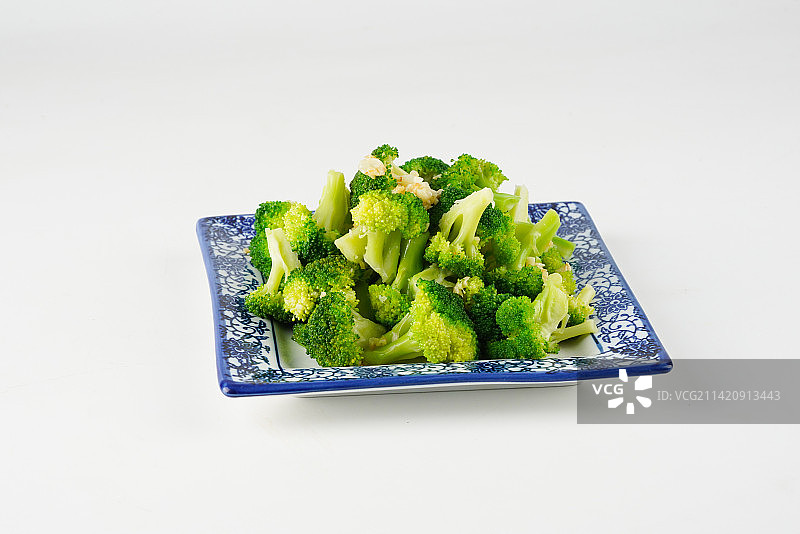 蒜蓉西蓝花图片素材