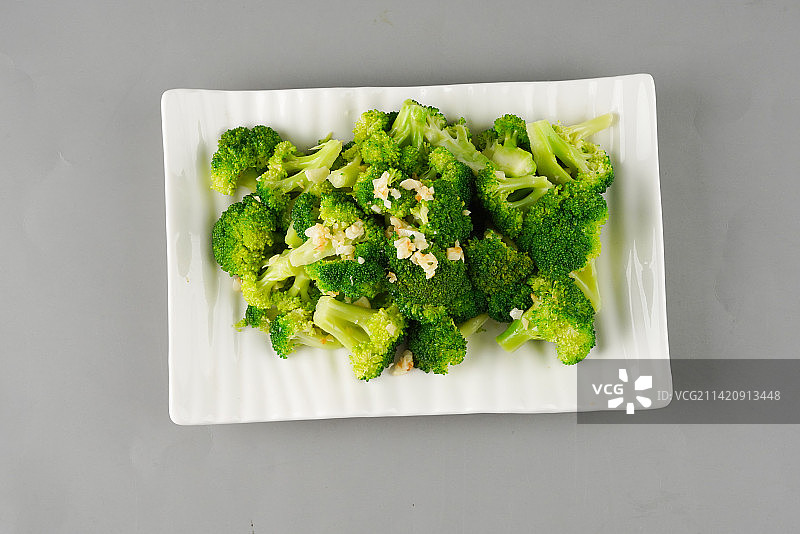 蒜蓉西蓝花图片素材