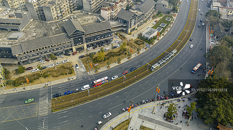 郫都区轻轨图片素材