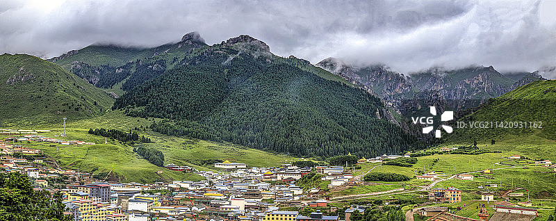 甘南郎木寺图片素材