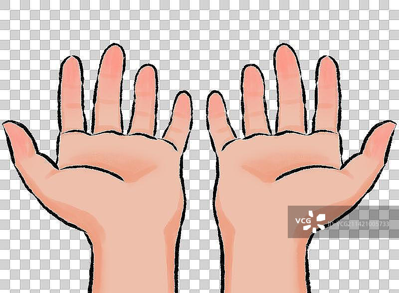 双手捧起图片素材