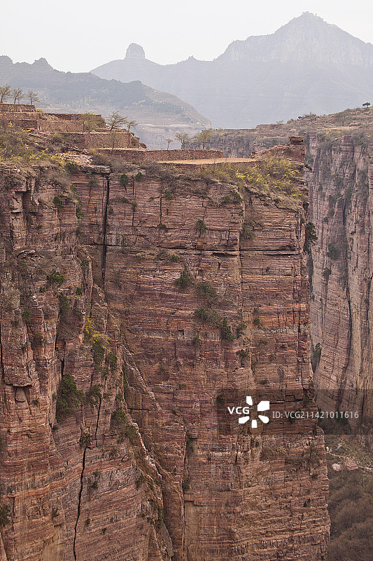 太行山王莽岭锡崖沟自然风光图片素材