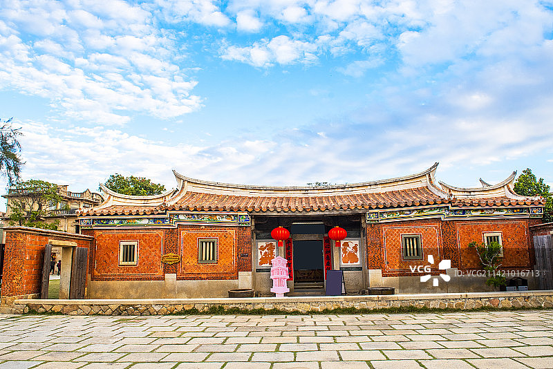 闽南古厝 梧林传统村落 闽南建筑 泉州晋江风光图片素材