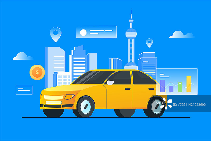 汽车销售分析图片素材