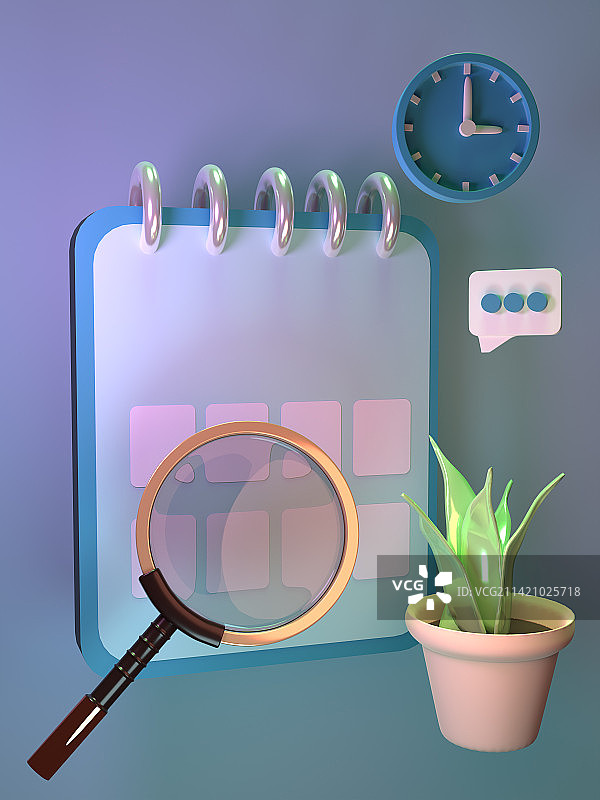 放大镜图片素材