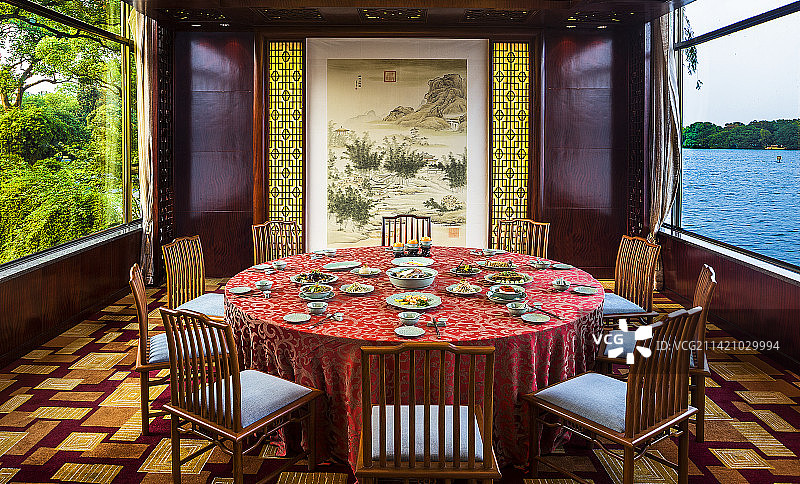 西湖国宾馆私房菜宴席图片素材