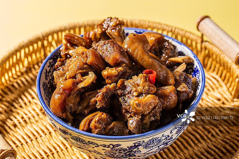 中式美食黄焖羊肉图片素材