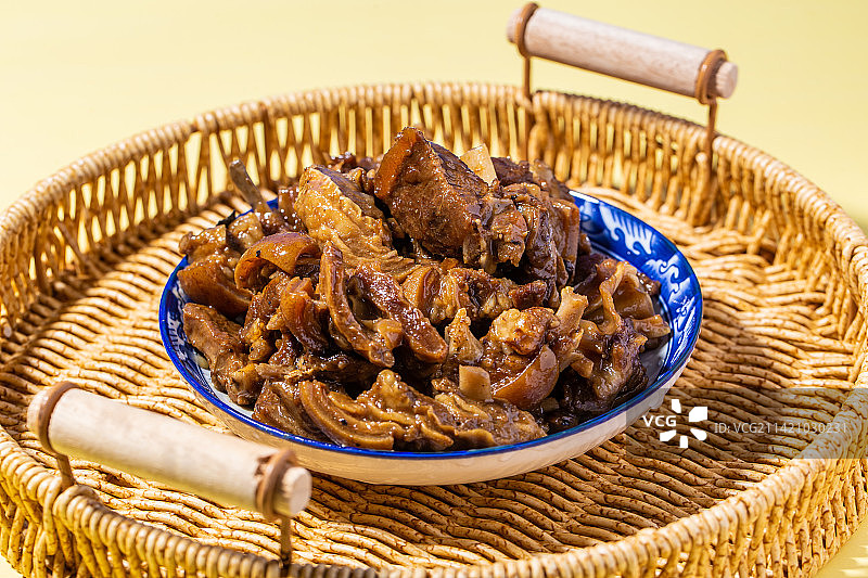中式美食黄焖羊肉图片素材