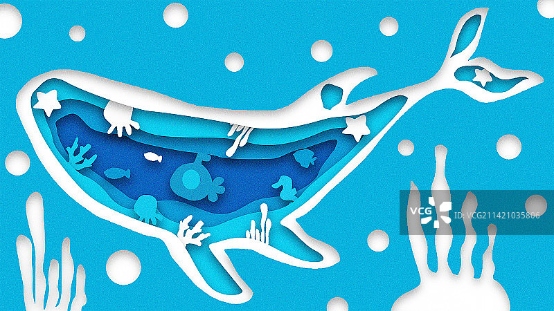 剪纸插画图片素材