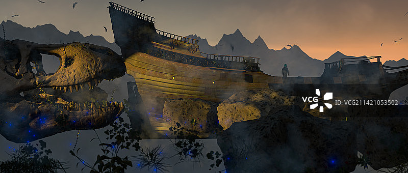 恐龙谷探险图片素材