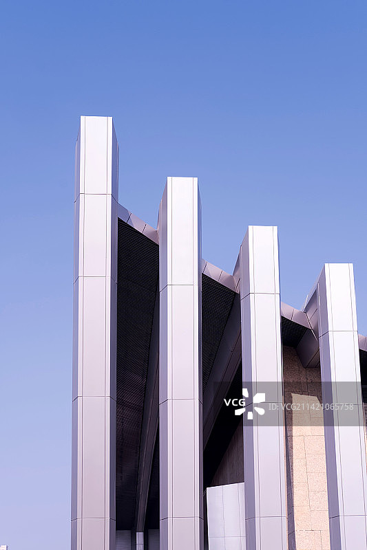 盐城国际会议中心结构外立面图片素材