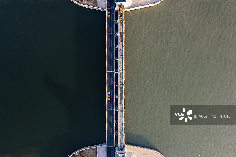 淮河入海口海口闸图片素材