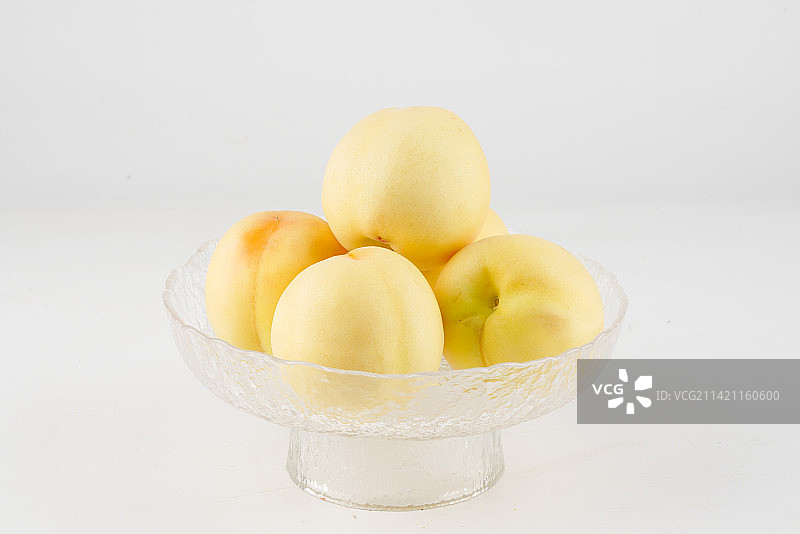 新鲜白桃图片素材