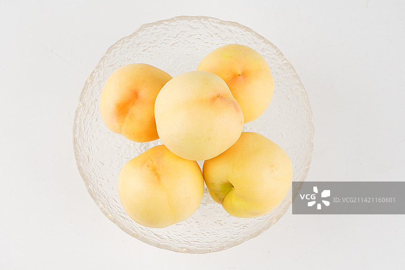 新鲜白桃图片素材