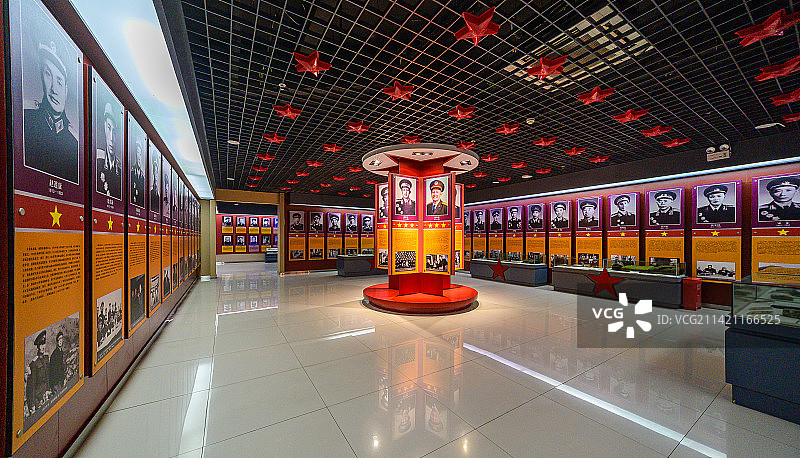 红色安徽，六安金寨县革命博物馆：大别山精神的红色印记图片素材