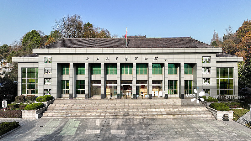 红色安徽，六安金寨县革命博物馆：大别山精神的红色印记图片素材